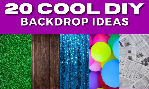 Explore 20 Cool Diy Backdrop Ideas For Your Photography Sessions Or Creative Projects.
