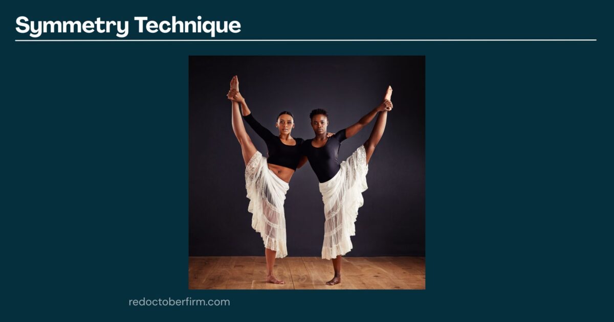 Two Female Dancers In Matching Outfits Stand On One Leg While Holding Their Other Leg Raised High, Mirroring Each Other'S Pose Against A Dark Background.