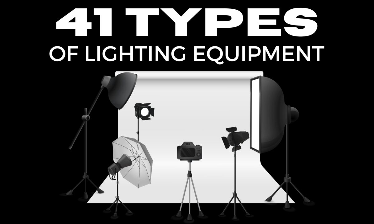 41 Types Of Photography Lighting Equipment.