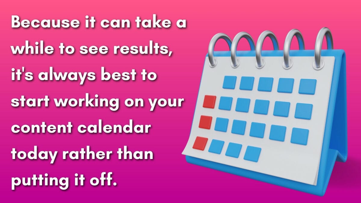 Create A Content Calendar