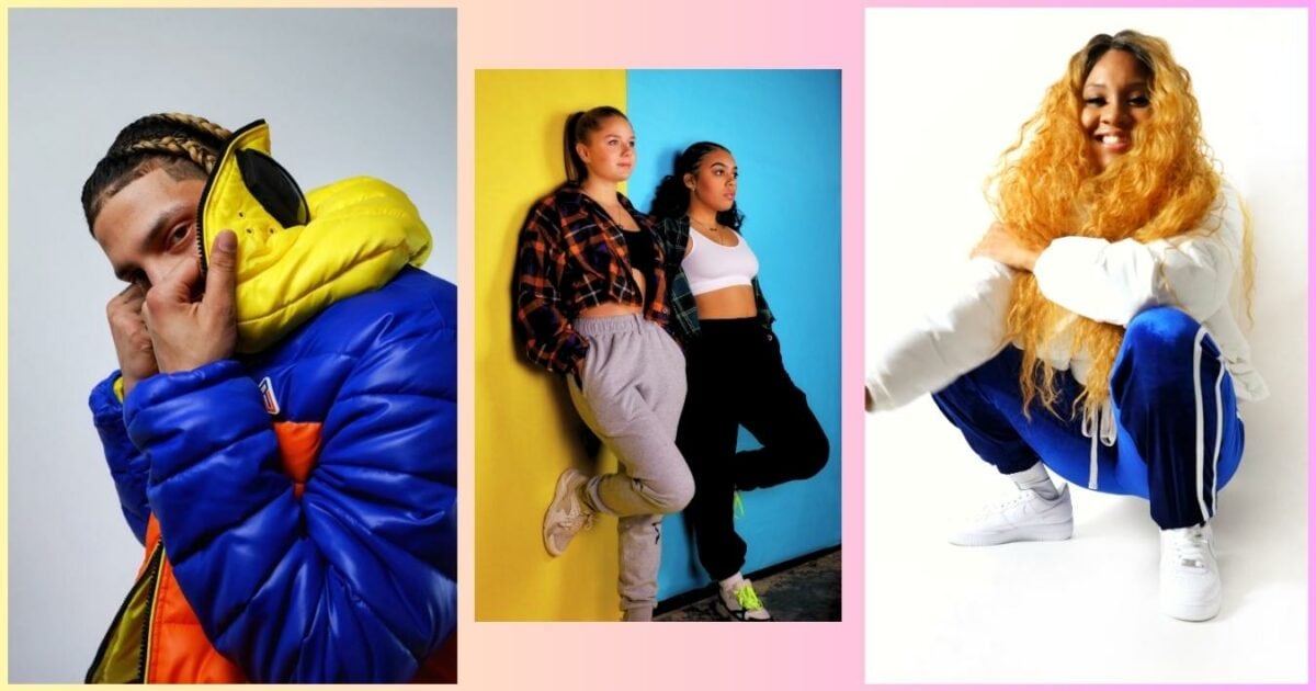 A Vibrant Collage Showcasing Photography Clients Wearing A Variety Of Jackets And Hats, Perfect For Deciding What To Wear To A Photoshoot.