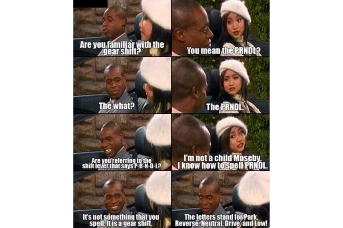 A Picture Of A Man And A Woman In A Car, Demonstrating How To Use A Camera.